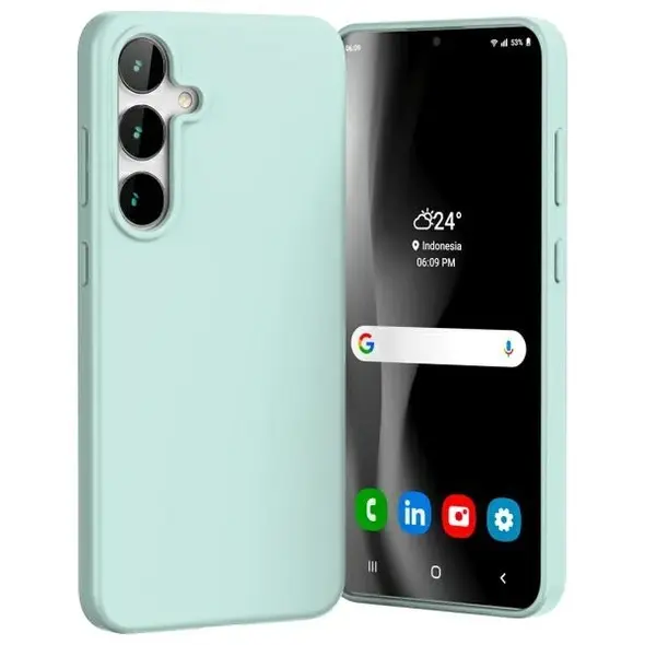 Etui Mercury Soft do Samsung Galaxy S24 FE miętowy