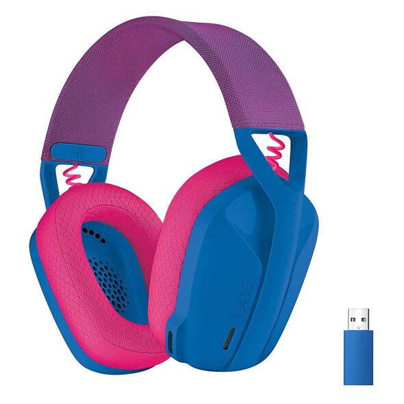Headset Logitech G435 LightSpeed Blue/Pink (981-001062) έως 12 άτοκες Δόσεις