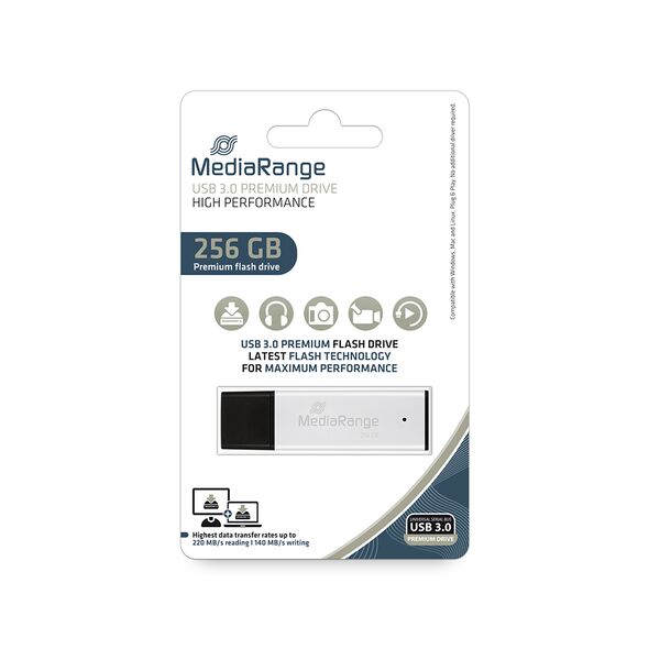 MediaRange USB 3.0 high performance flash drive, 256GB (MR1903) έως 12 άτοκες Δόσεις