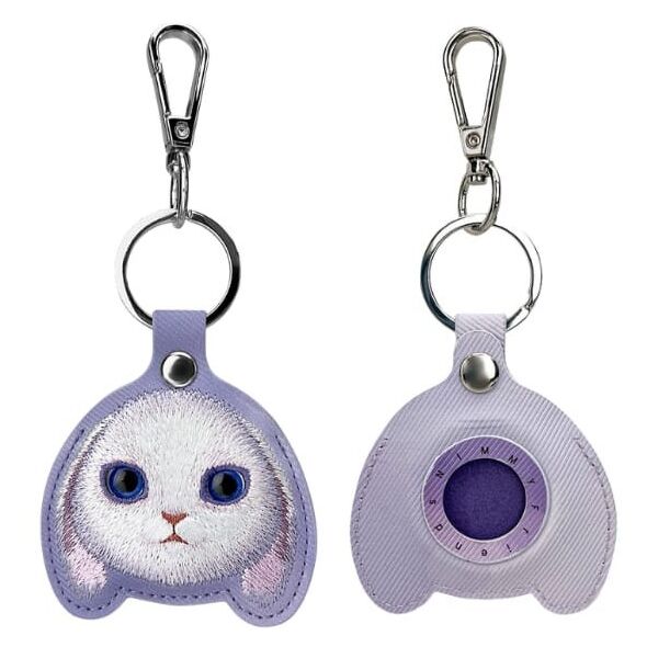 Etui na lokalizator / brelok Nimmy Big   Eyed Pet 2.0 Rabbit fioletowy