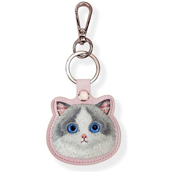 Etui na lokalizator / brelok Nimmy Big   Eyed Pet 2.0 Cat różowy