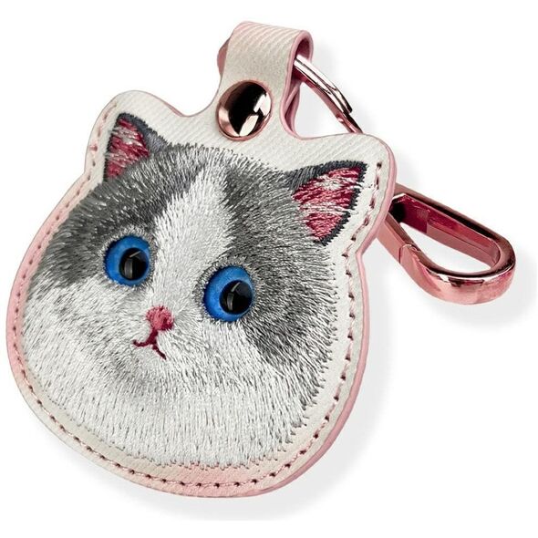 Etui na lokalizator / brelok Nimmy Big   Eyed Pet 2.0 Cat różowy