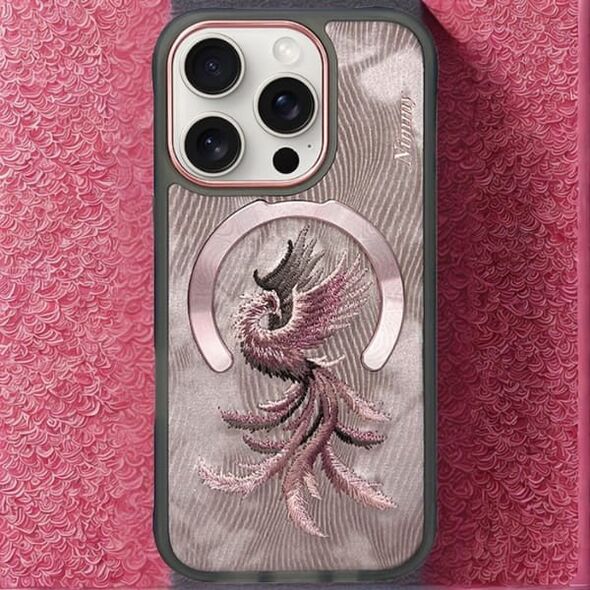 Etui Nimmy Magnetic Fantasy Animal       MagSafe do iPhone 16 Pro Max różowo złoty