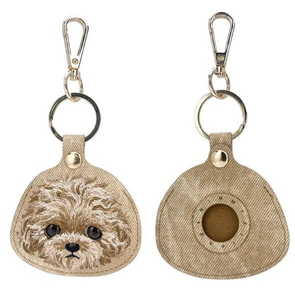 Etui na lokalizator / brelok Nimmy New   Big Eyed Pet 2.0 Dog brązowy
