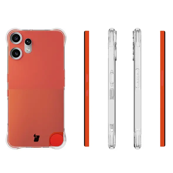 Etui + 2x folia na ekran Bizon Case Clear Pack do Nothing CMF Phone 2 Pro