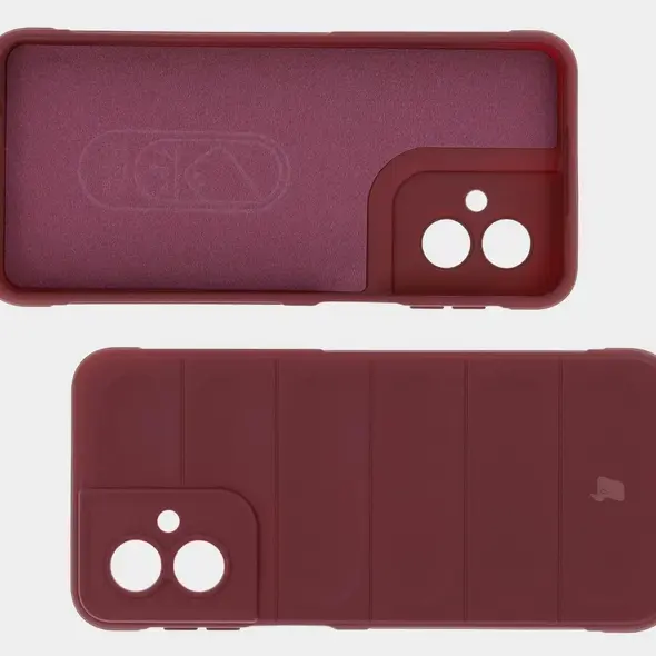 Pancerne etui Bizon Case Tur do Motorola Moto G55 5G burgundowe