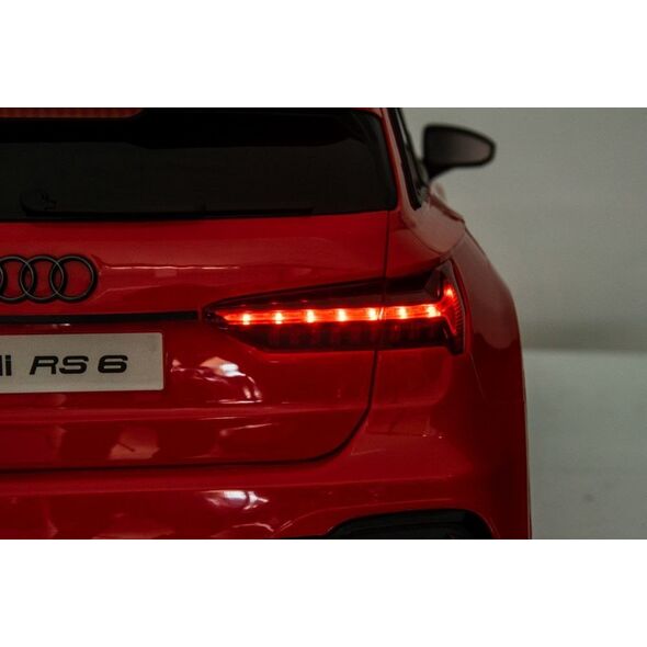 Lean Cars Pojazd na Akumulator Audi RS6 BRD-2118 Czerwony