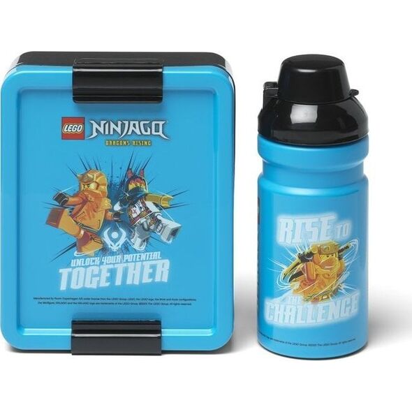 LEGO LEGO Ninjago 40581741  Lunchbox i bidon niebieski