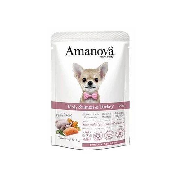 Amanova Adult Tasty Salmon & Turkey saszetka 300g