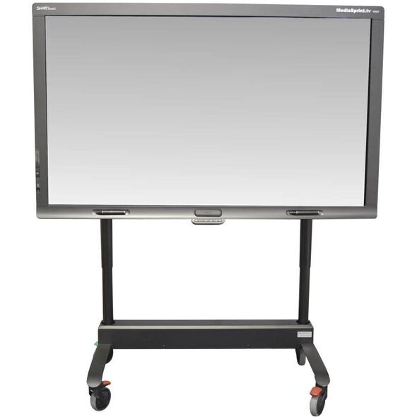 MEDIASPRINT Display Mobil 8010 XL Μαύρο για οθόνες έως 228,60cm 90 ίντσες Μέγιστο βάρος 130kg με μηχανική ρύθμιση ύψους