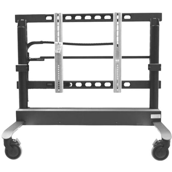 MEDIASPRINT Display Mobil 8010 XL Μαύρο για οθόνες έως 228,60cm 90 ίντσες Μέγιστο βάρος 130kg με μηχανική ρύθμιση ύψους