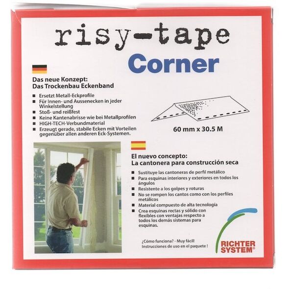 Ταινία γωνίας Risy - 30 m από το σύστημα Richter