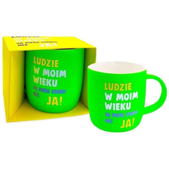 Kubek neonowy Ludzie w moim wieku EDUKAMP