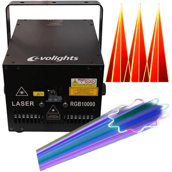 EVOLIGHTS LASER 10W RGB V2 sceniczne profesjonalne