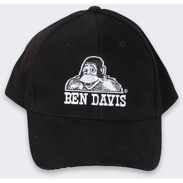 Czapka Ben Davis Embroidery Baseball BlackWhite