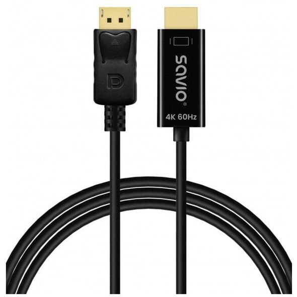 Καλώδιο Savio CL-189 DisplayPort σε HDMI 4K 60 Hz