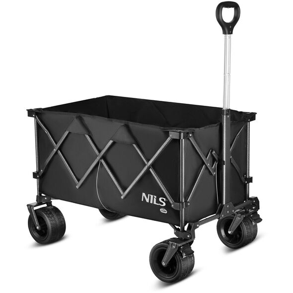NC2604 WÓZEK CZARNY XXL 180L NILS CAMP