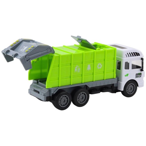 Śmieciarka RC Zdalnie Sterowana Światła Zielona 1:24