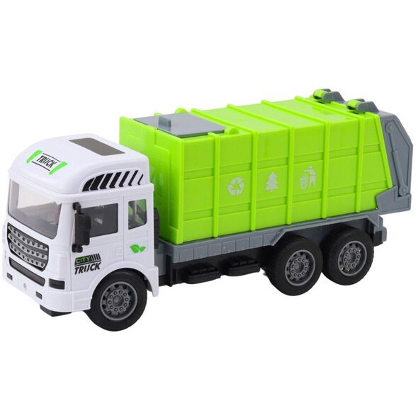 Śmieciarka RC Zdalnie Sterowana Światła Zielona 1:24