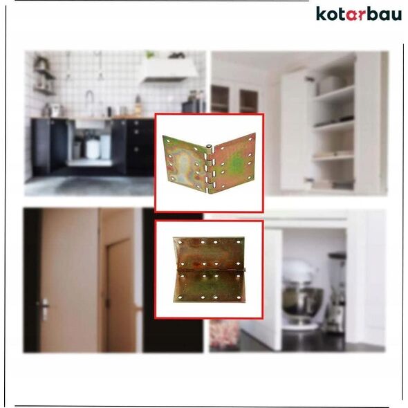 Kotarbau ZAWIAS BUDOWLANY SPLATANY PROSTY 100x150 MM PŁASKI
