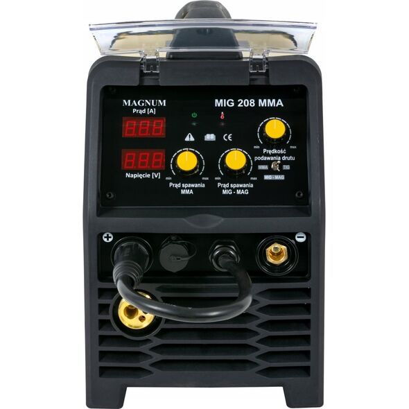 Magnum SEMI-AUTOMATIC SPAW.INV. MIG-208 MMA 230V 200A/60%, MB15/3, MMAR, GP50, D100/D200