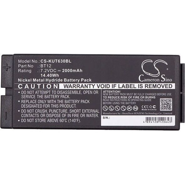Bateria do Danfos/ Ikusi BT12 7,2V 2000mAh NiMH