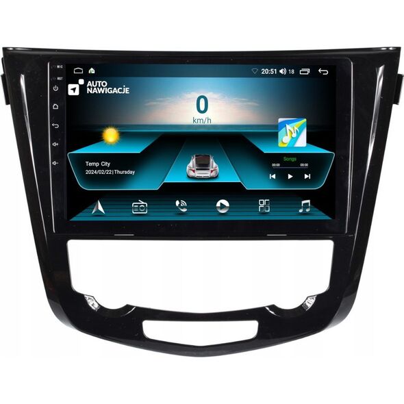 RADIO NAWIGACJA GPS NISSAN QASHQAI X-TRAIL 2014+ ANDROID klima automatyczna