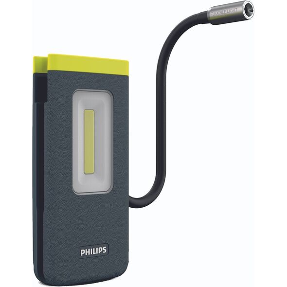 Lampa warsztatowa bezprzewodowa POCKET, Xperion, źródło światła COB LED, strumień świetlny 100/150/300lm, moc: 3 W, pojemność ak