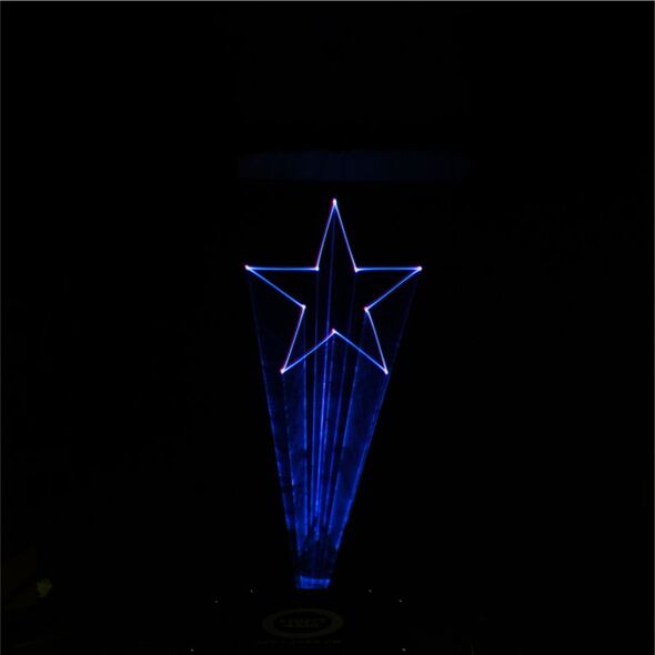 LIGHT4ME APP LASER 5W RGB profesjonalne estradowe oświetlenie laserowe Bluetooth