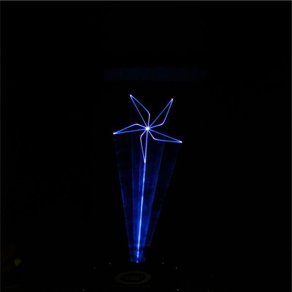 LIGHT4ME APP LASER 5W RGB profesjonalne estradowe oświetlenie laserowe Bluetooth