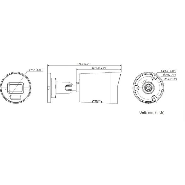Kamera IP Hikvision DS-2CD2067G3-LI2UY/SL 4mm PL