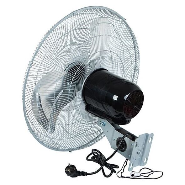 Wentylator  ścienny 50cm 220W SREBRNY cyrkulator