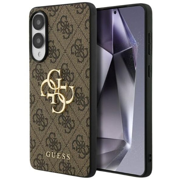 Case Guess Big 4G Logo Classic Logo for Samsung Galaxy S25 Edge brown
