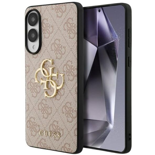 Case Guess Big 4G Logo Classic Logo for Samsung Galaxy S25 Edge pink