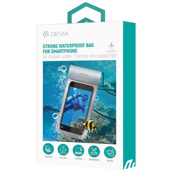 Waterproof Θήκη Devia EL158 Strong για Smartphones έως 6.9'' Μαύρο 6938595384806 6938595384806 έως και 12 άτοκες δόσεις