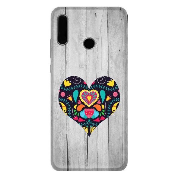CaseGadget ETUI NADRUK CZARNE SERCE LENOVO MOTO P40 PLAY standard