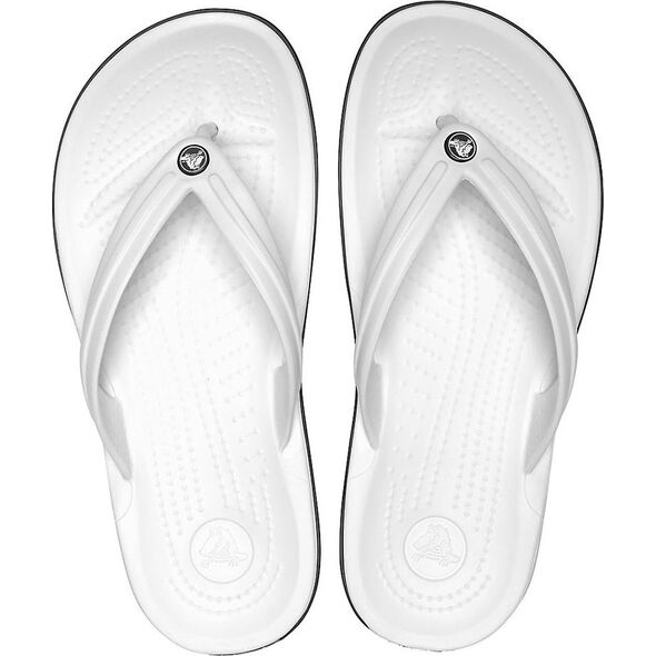 Japonki męskie Crocs Crocs Crocband Flip białe 11033 100