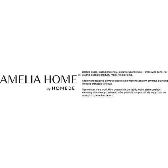 AmeliaHome AmeliaHome OBRUS PLAMOODPORNY VESTA BRD CAPPUCCINO 120X180
