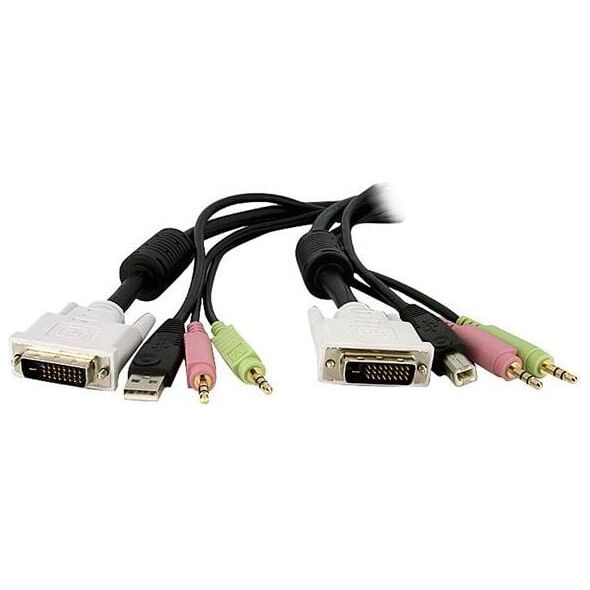 Kabel USB StarTech DVI-D / USB / 3.5 Mini-Jack (DVID4N1USB15)