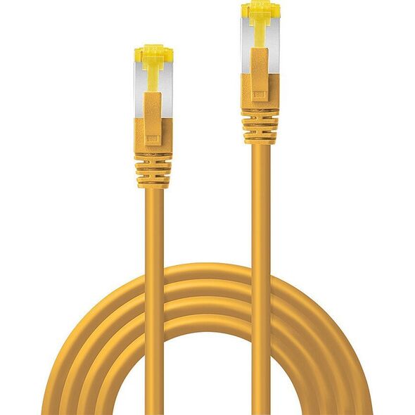Lindy LINDY Patchkabel Cat6A RJ45 S/FTP Cat7 LSZH Kabel gelb 0,5m