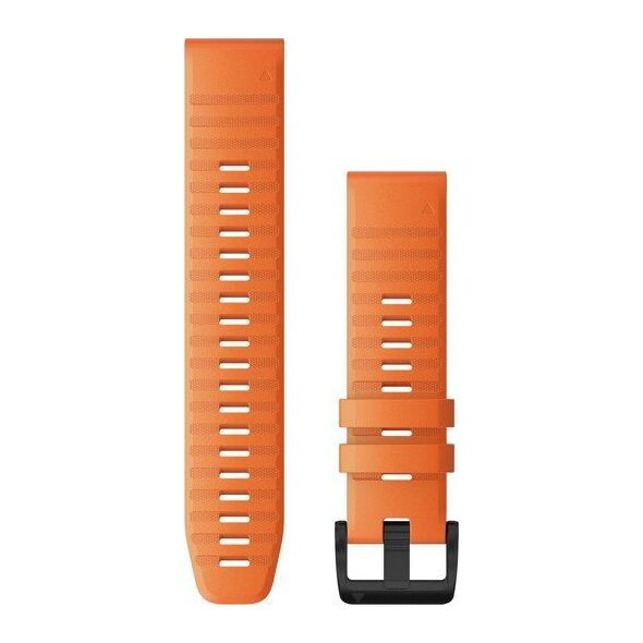 Garmin Pasek silikonowy na nadgarstek QuickFit 22 (pomarańczowy / czarna sprzączka) (010-12863-01)