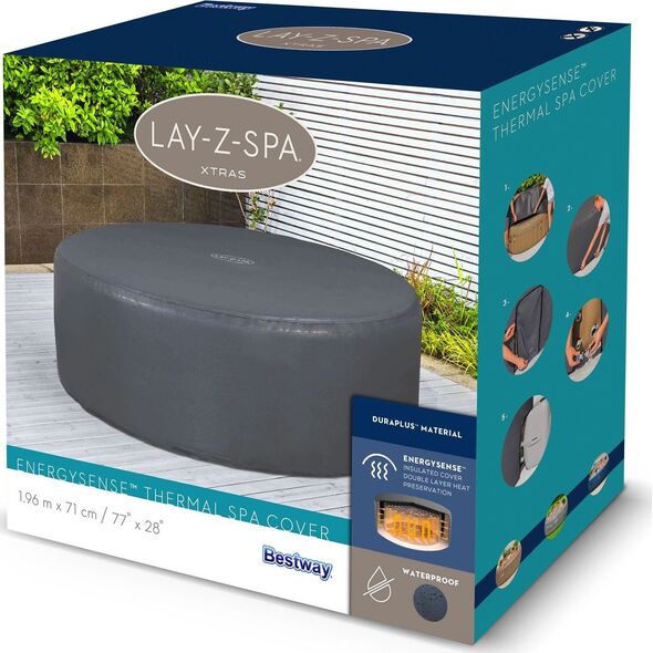 Bestway Pokrywa termiczna do SPA 196 x 71 cm Bestway 60318