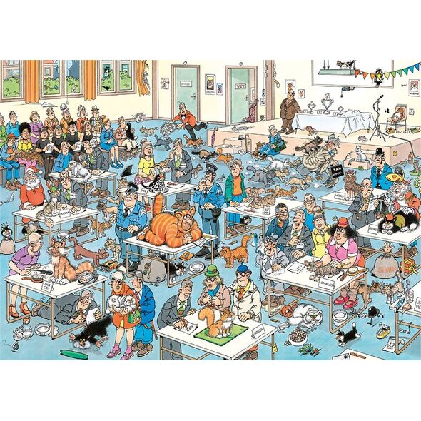 Jumbo Jan van Haasteren - Cat Show (1000 pieces) (JUM00032) /Puzzles