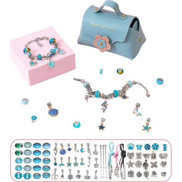 ProNice Zestaw Do Robienia Bransoletek Naszyjników Kreatywny Dla Dzieci Charms DIY