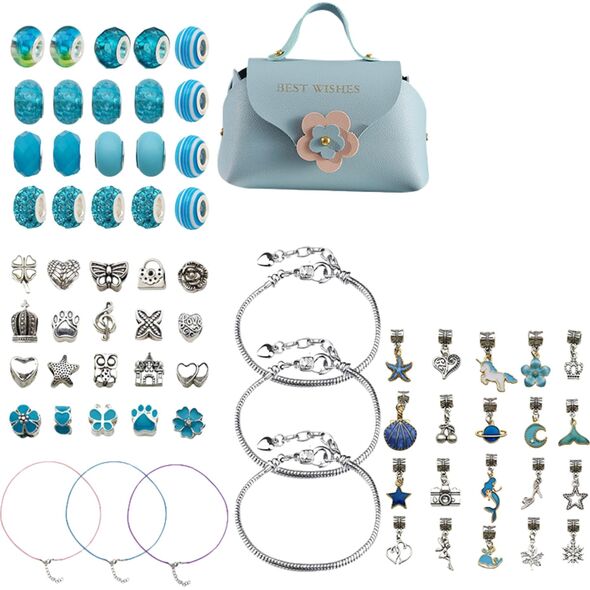 ProNice Zestaw Do Robienia Bransoletek Naszyjników Kreatywny Dla Dzieci Charms DIY