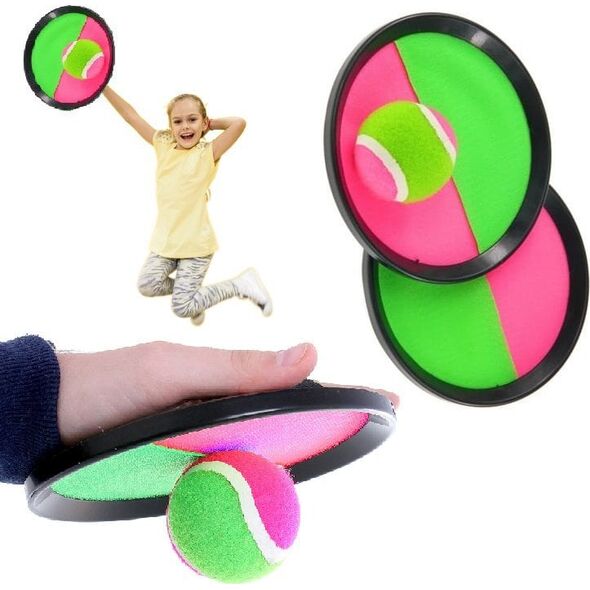 Pegaz Catch ball duże paletki na rzepy gra rzucaj i łap