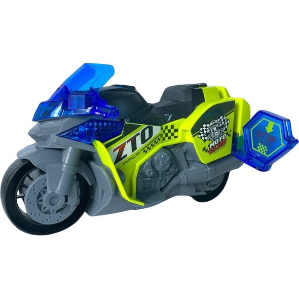 Autentyczny Motocykl Policyjny 1:16 Dla Dzieci Efekty Świetlne I Dźwiękowe