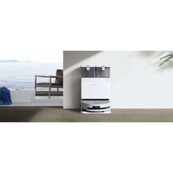 Ecovacs Robotic Vacuum Cleaner | DEEBOT X8 OMNI | Wet&Dry | Lithium-Ion | 5200 mAh | Dust capacity 0.22 L | 17000 Pa | White