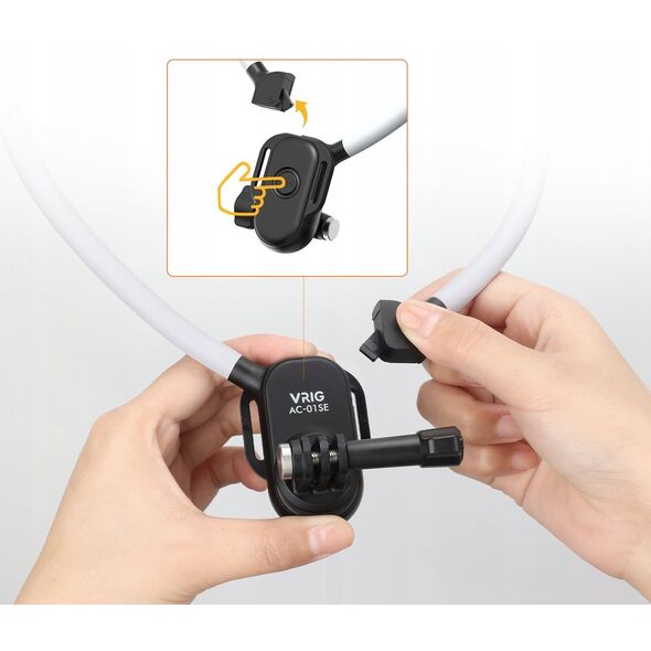 Opaska Uchwyt Na Szyję Do Gopro Hero 13 12 11 10 Xiaomi Sjcam Insta360 Dji / Ac-01 Se