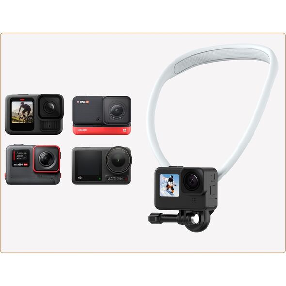 Opaska Uchwyt Na Szyję Do Gopro Hero 13 12 11 10 Xiaomi Sjcam Insta360 Dji / Ac-01 Se